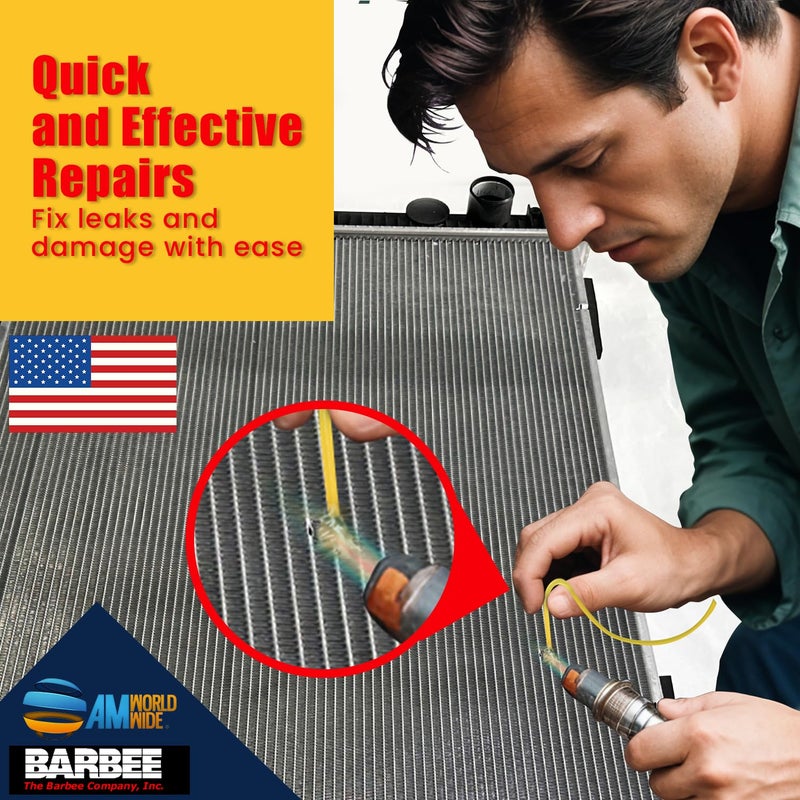 AM WORLDWIDE Stic-Tite Aluminum Radiator Repair Tool - Radiator Repair Epoxy Solder for Leaks and Damage - Durable, Heat-Resistant, All Radiator Types - 1 PIECE, 54â€ - Image 2